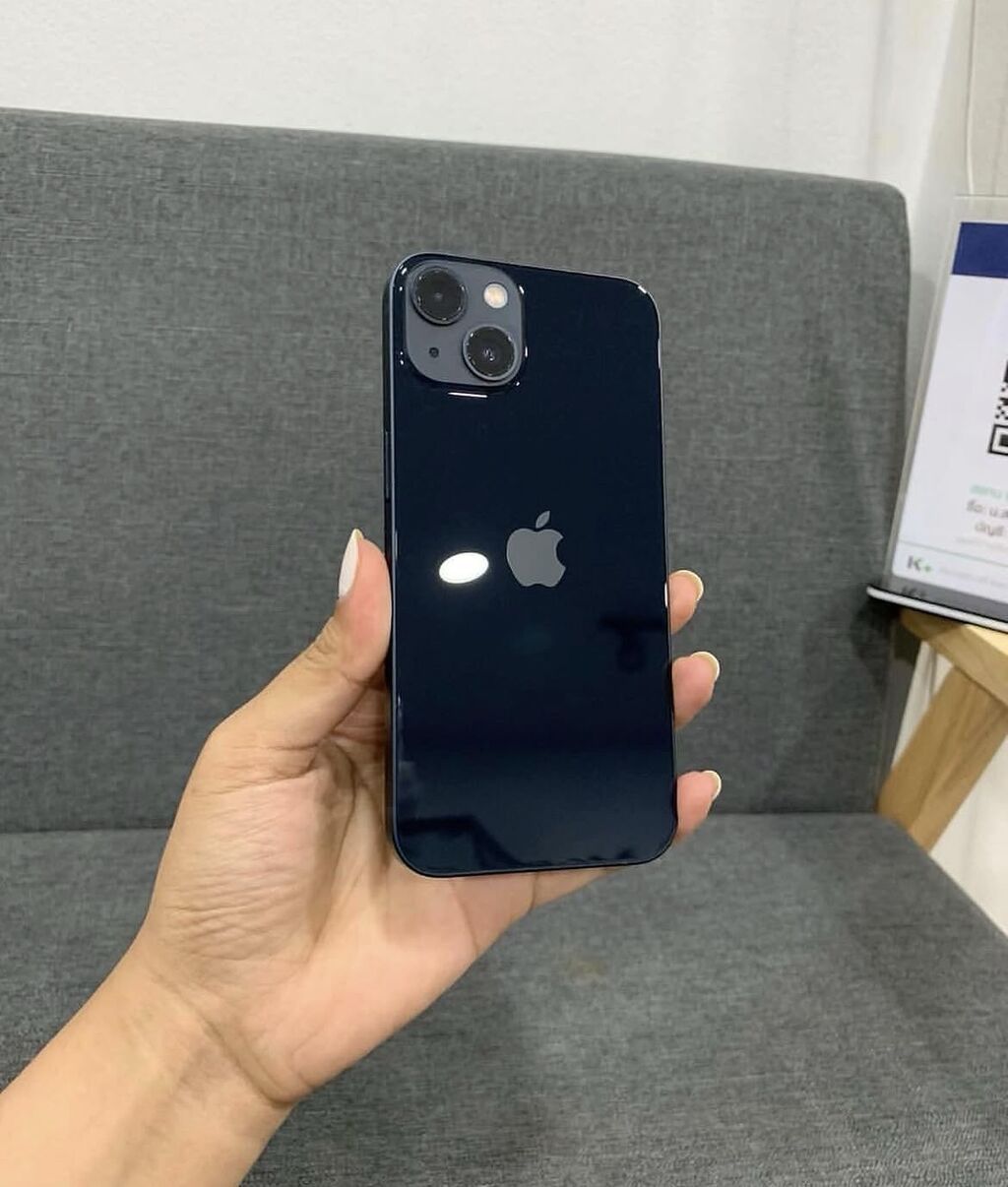 IPhone 13, 128 GB, Midnight, Zəmanət, Simsiz şarj, Face ID — Apple iPhone, Bakı