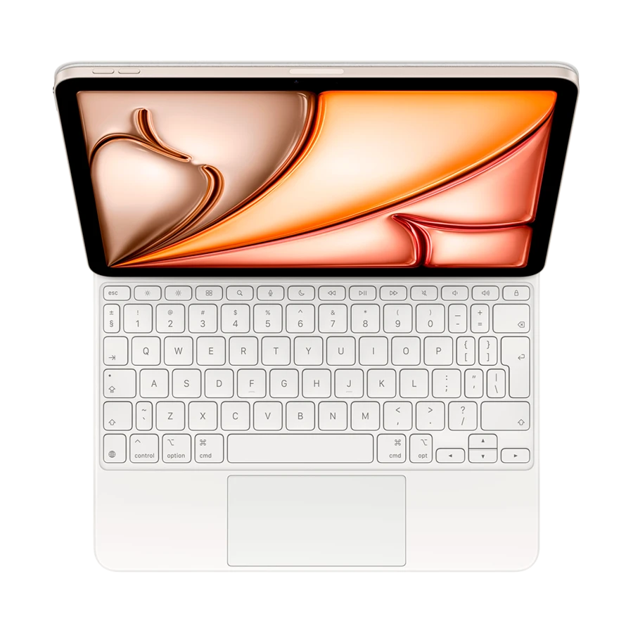 iPad Air 11 (M3) üçün Apple Magic Keyboard klaviaturalı örtük, Ağ — Şarj cihazları, Bakı (2)