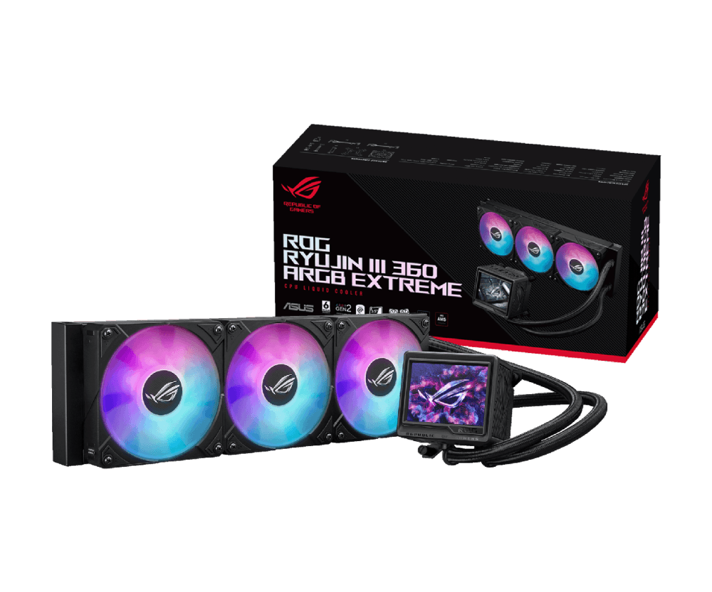 Kuler ASUS ROG Ryujın III 360 Argb Extreme 90RC0131-M0EAY0 Liquid CPU Cooler — Soyutucular və soyutma sistemləri, Bakı
