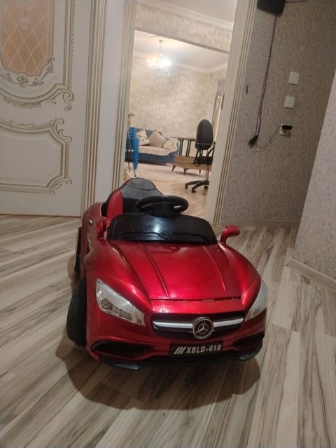 Uşaqlar üçün elektrikli miniatür maşın – kabriolet tipli, metalik — Bakı