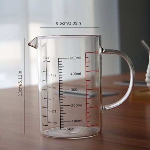 Ölçmə qabı 66237-7, şüşə, 500 ml — Bakı