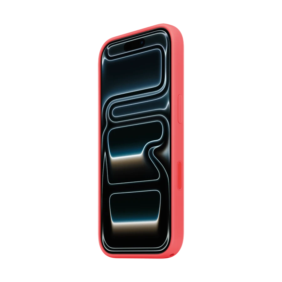 Silikon qoruyucu örtük Apple MagSafe ilə iPhone 17 Pro üçün, Bright Guava — Şarj cihazları, Bakı (2)