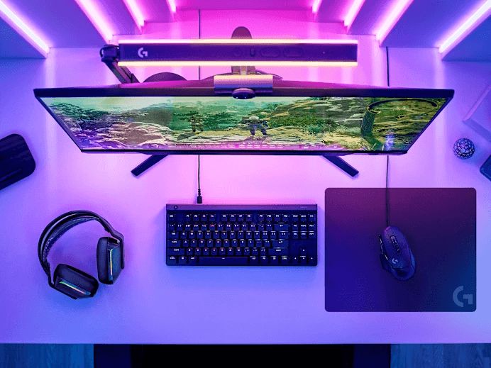 Logıtech G240 Cloth Gaming Mouse Pad - EWR2 943-000785 — Kompüterlər və noutbuklar, Bakı (2)