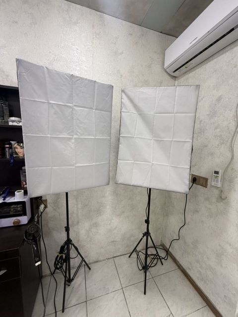 Studiyə uyğun 2 ədəd softbox işıq seti - Düzbucaqlı softboxlar — Bakı
