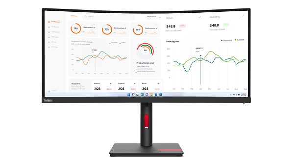 Monitor Lenovo ThinkVision T34w-30 63D4GAT1EU — Monitorlər, Bakı