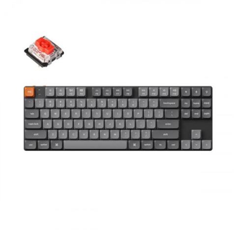 K1 Max Gateron White Backlight Red Switch K1M-A1Z-AZ — Bakı