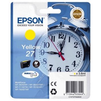 Epson Kartric 27 YE Ink Cartridge C13T27044022 — Bakı