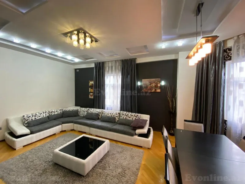 Kirayə verilir 3 otaqlı Mənzil Yeni tikili 140 m² Bakı, Yasamal r., İnşaatçılar m — Ceyhun — Apartment