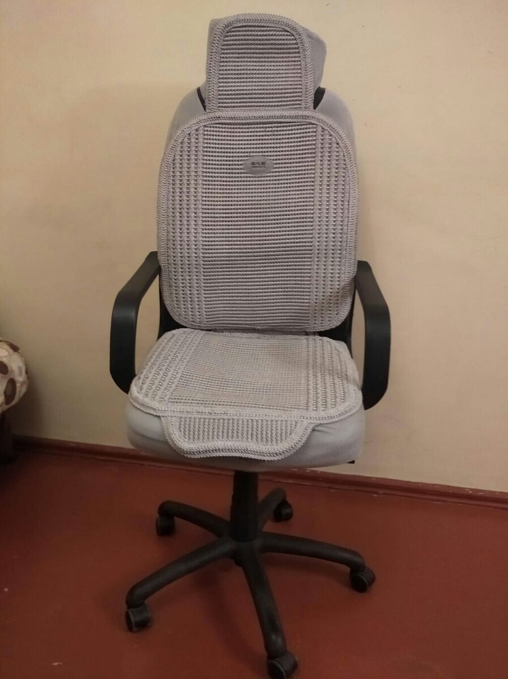 Ofis kreslosu üçün ortopedik oturacaq və bel dayağı örtüyü — Salon çəkiləri, Bakı (3)