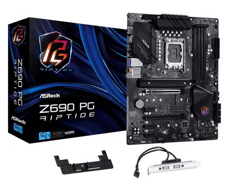 AsRock, Z690 PG Riptide, LGA 1700, DDR5, 192gb, 4800mhz, Micro ATX, 0, 1, 1, 2, 4, 8+4pin 90-MXBIL0-A0UAYZ — Bakı