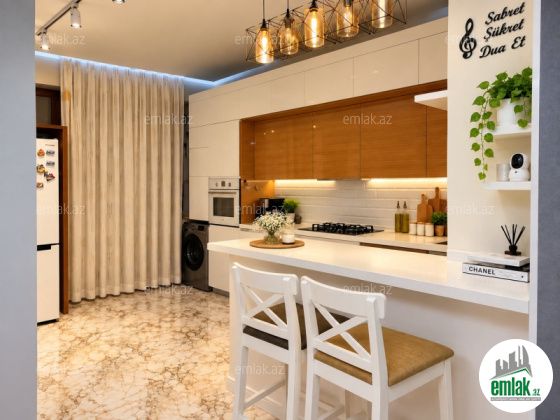 Satılır 2 otaqlı 75.6 m² yeni tikili Qara Qarayev m — Mənzil (5)