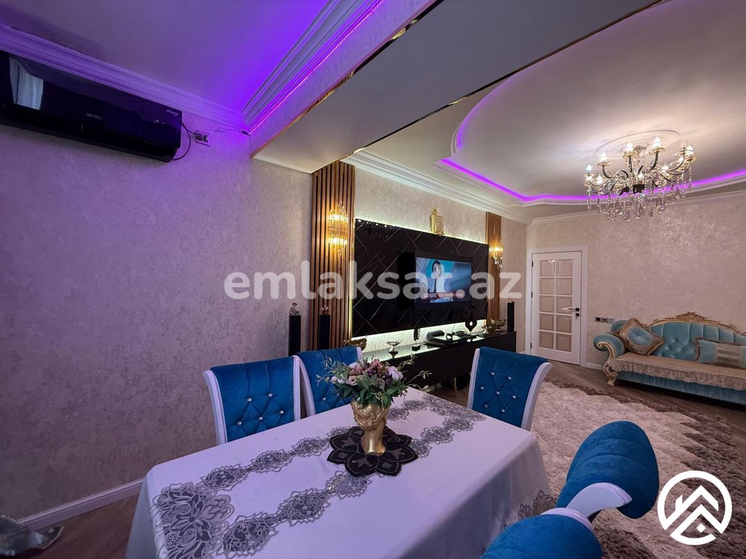 Satılır 4 otaq yeni tikili 114 m², Həzi Aslanov metrosu — Mənzil, Bakı (3)