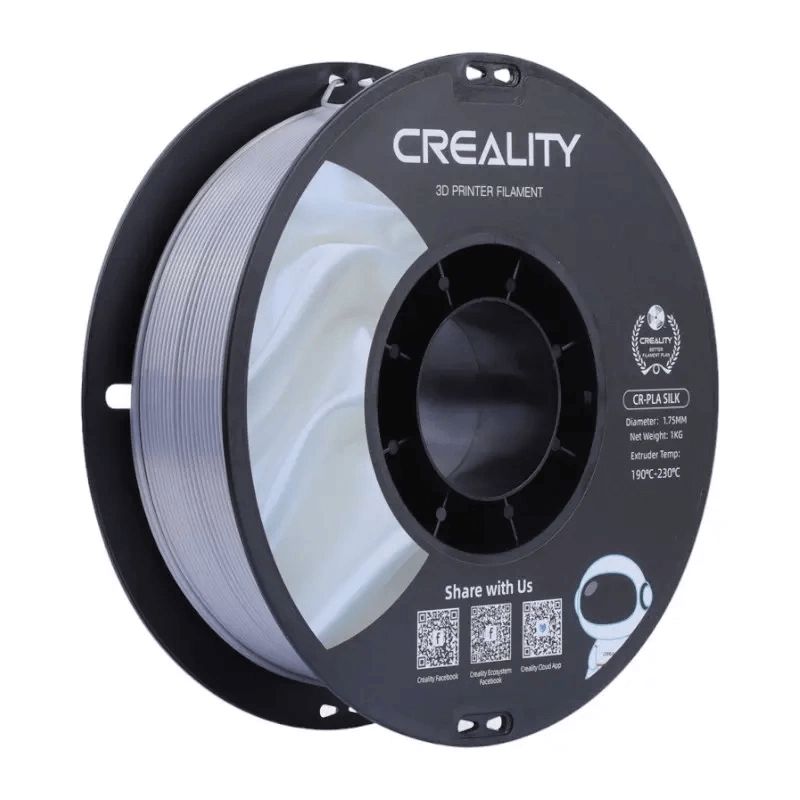 3D Printer üçün plastik Creality CR-Silk Sılver 1.75mm 1kg 3B324500276 — Printerləri, Bakı