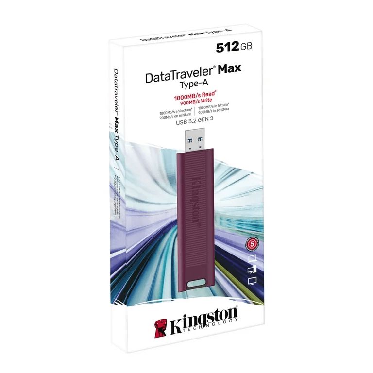 Flash kart Kingston 512GB DataTraveler Max Type-A DTMAXA/512GB — Kompüterlər və noutbuklar, Bakı (2)