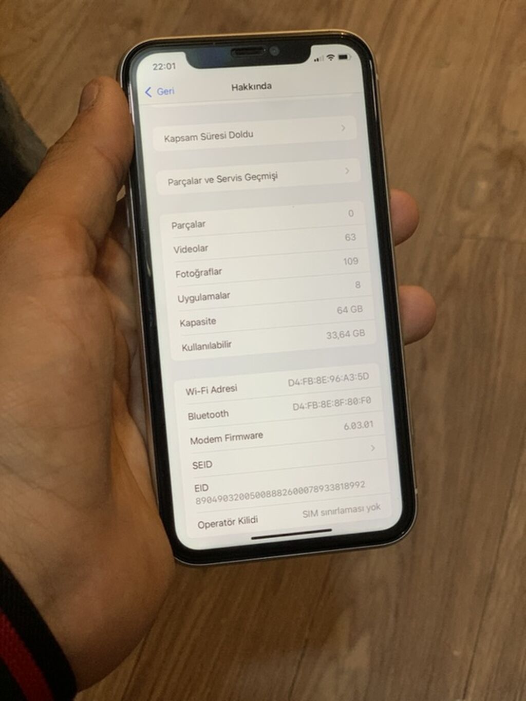IPhone 11, Ağ, Face ID — Apple iPhone, Bərdə (6)