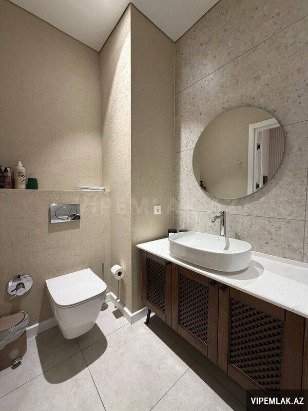 Sabunçu rayonunda 1 otaqlı Yeni tikili Kirayə verilir, 47 m² — Mənzil, Bakı (9)