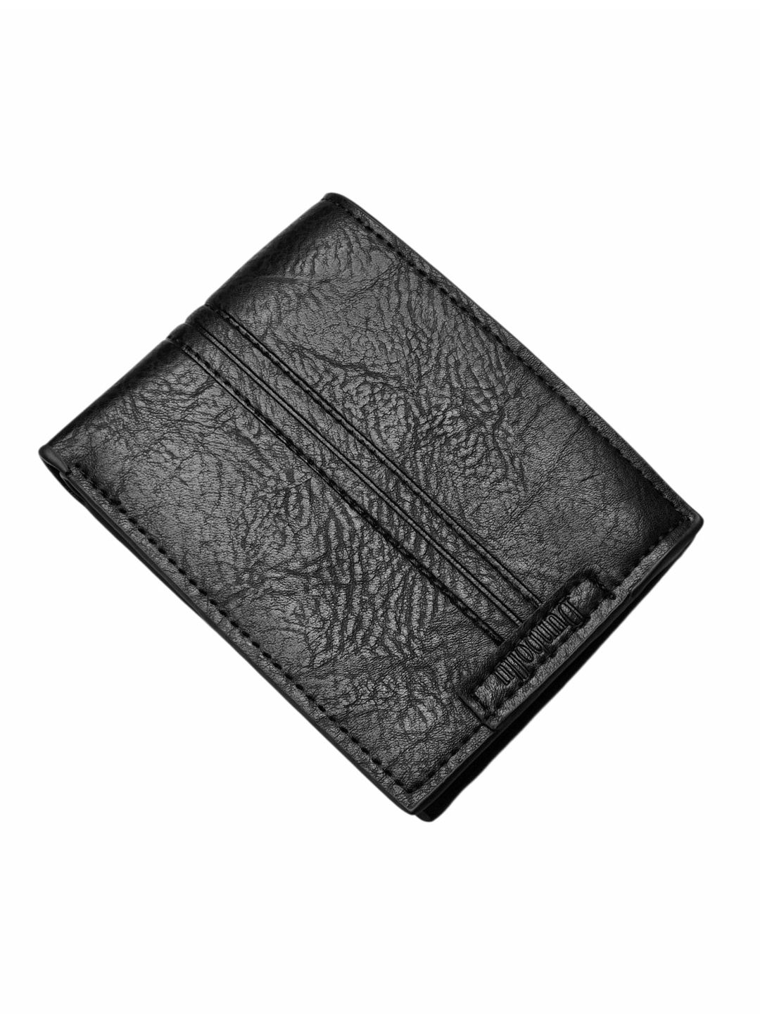 Kişilər üçün pulqabı, poliuretan, qara, 11sm x 8.5sm, 6 kart bölməsi, Çin istehsalı - WCo_3001_Black — Mallar, Bakı (2)