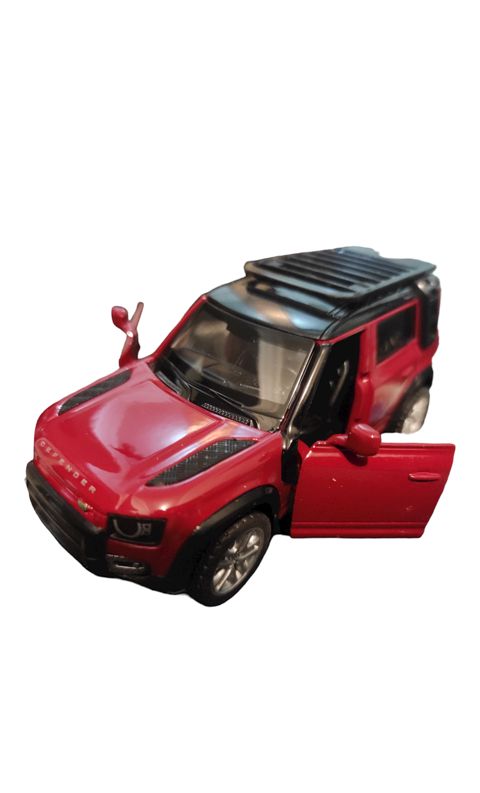 Yolsuzluq avtomobili Ideal Land Rover Defender 110, metal, qırmızı, 10 sm — Bakı