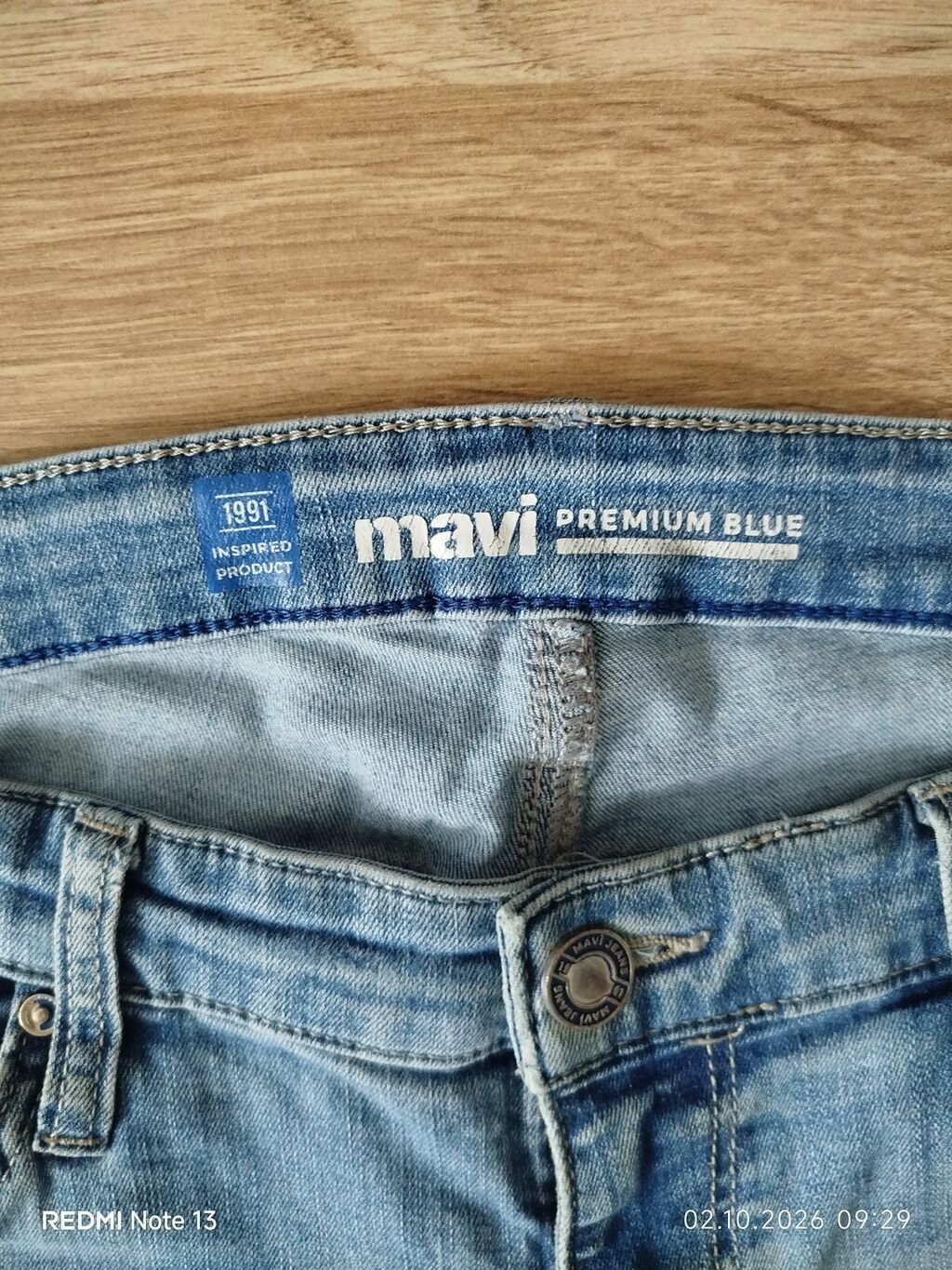 Mavi firmasının birendi olan kişi şalvarı. Türküyənindi. 32, 34 — Şalvar, Bakı (3)