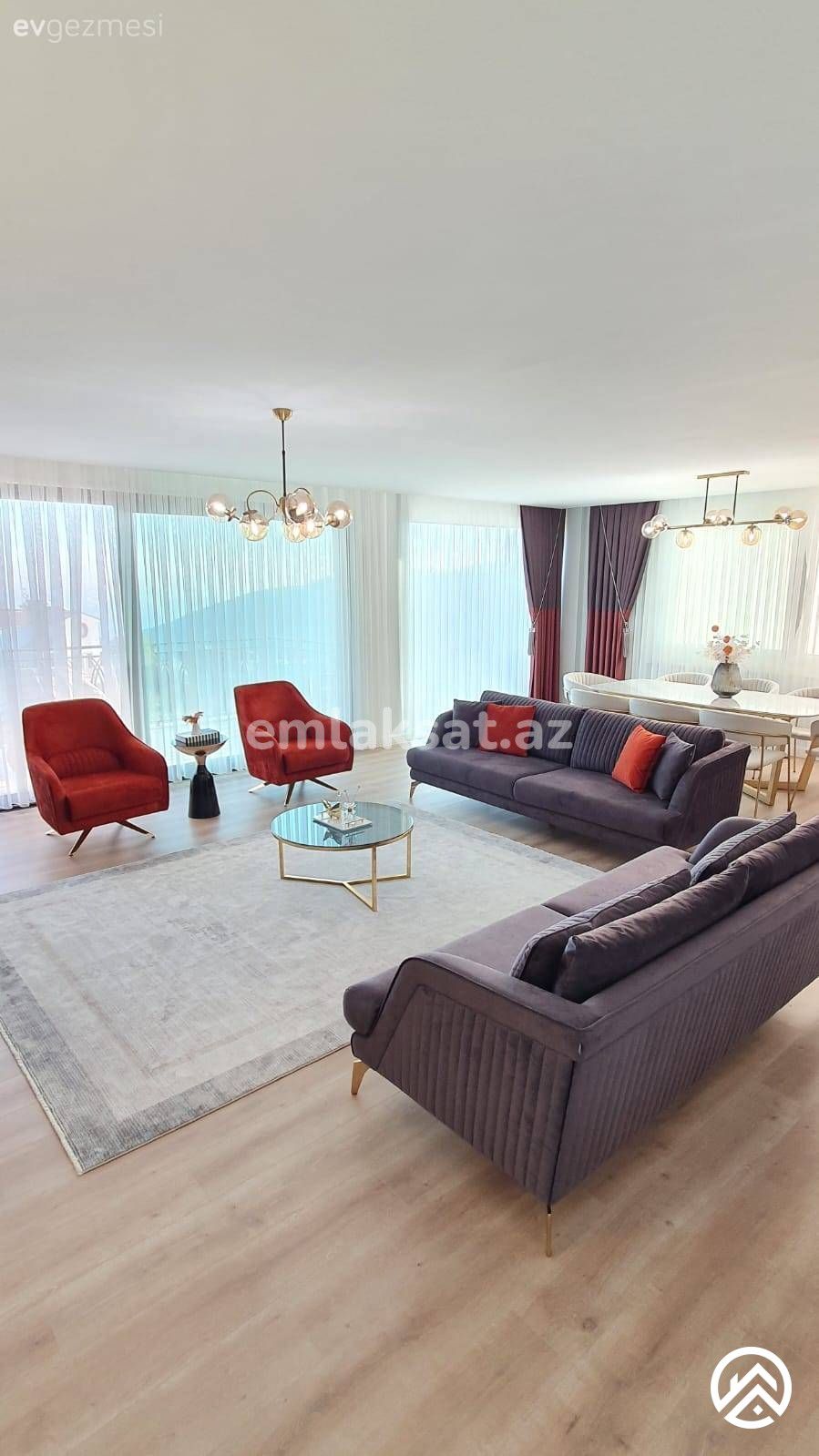 Satılır 4 otaq yeni tikili 180 m², Xətai metrosu — Mənzil, Bakı (4)