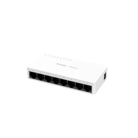Reyee Switch RG-ES08G-L (8-Port 10/100/1000 Mbps Unmanaged Non-PoE Switch, Plastic Case) — Bakı