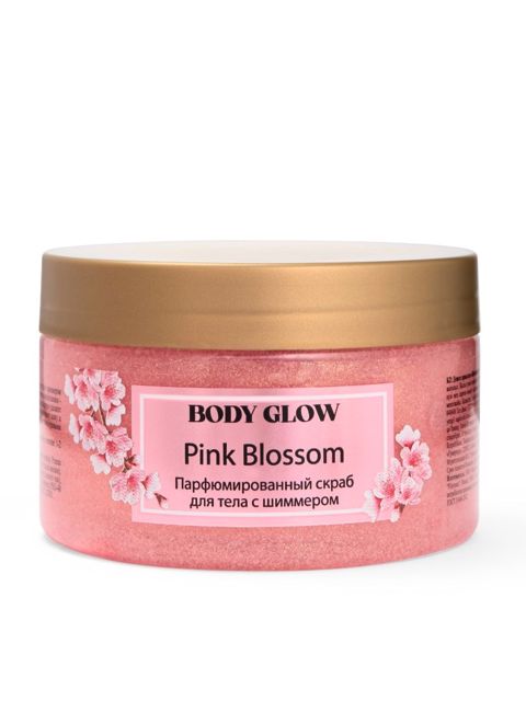 Bədən üçün skrab Floresan Pink Blossom parıltılı, 300 ml — Bakı