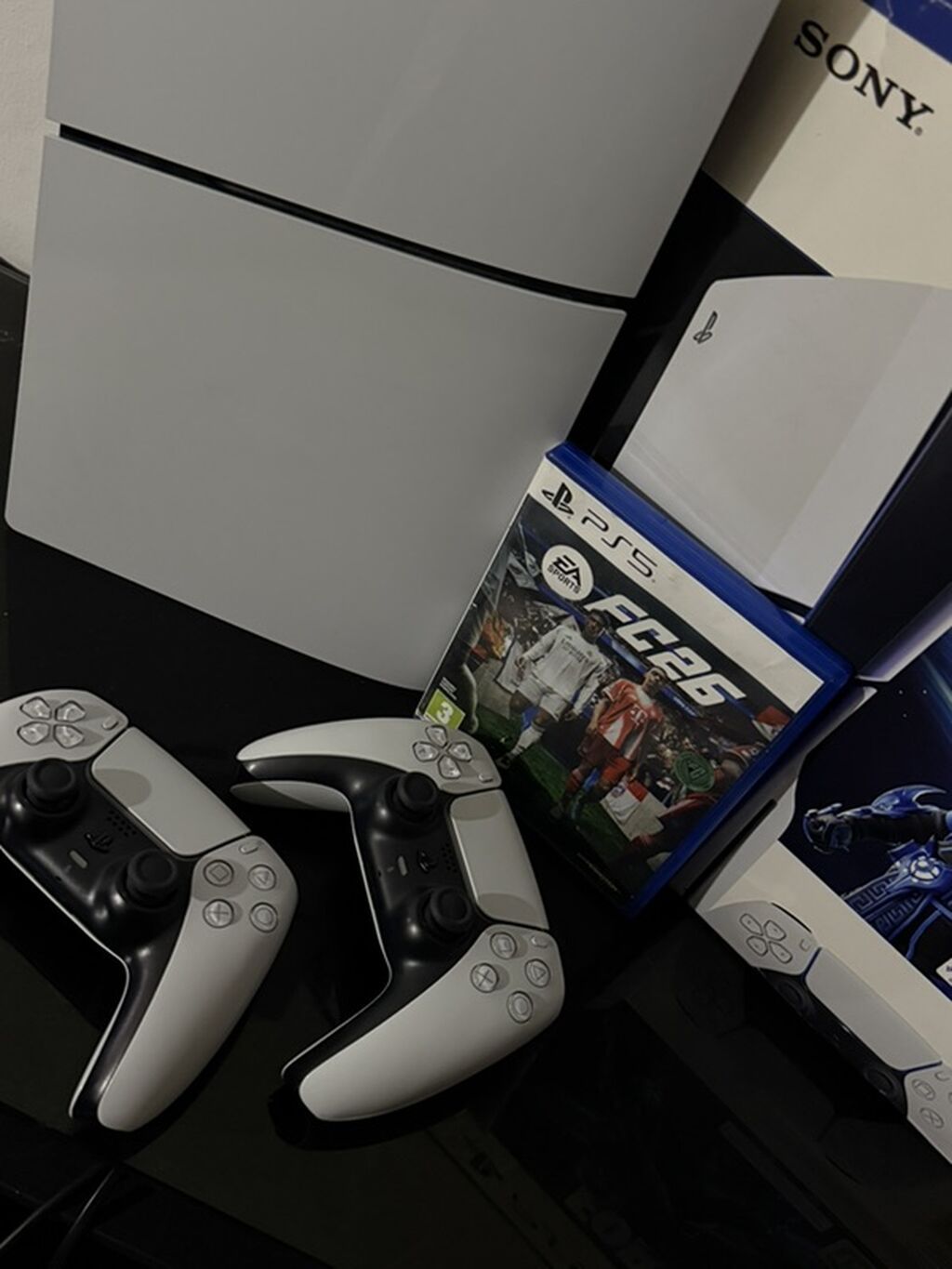 Sony PlayStation 5 oyun seti - Konsol: PlayStation 5 (ağ korpus) — Oyun konsolları, Bakı (2)