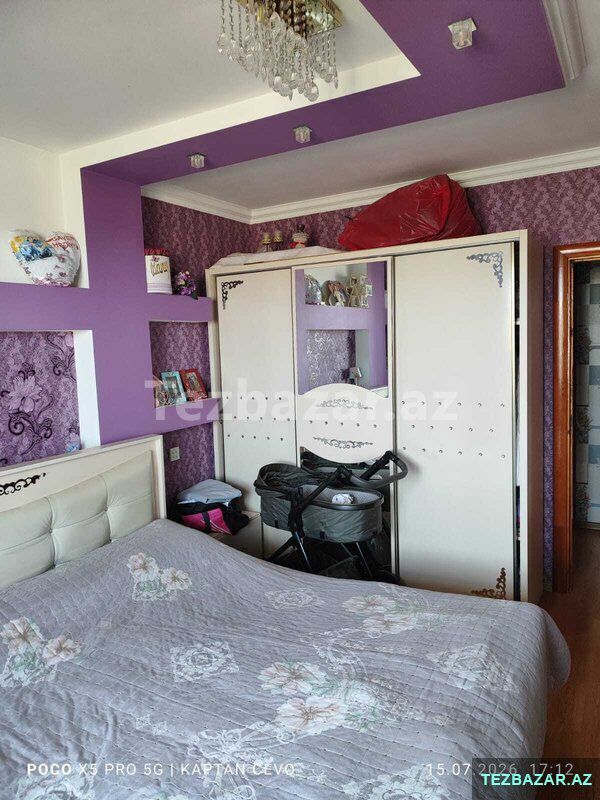 Satılır 3 otaqlı köhnə tikili 86.5 m², Bakıxanov q — Mənzil, Bakı (7)