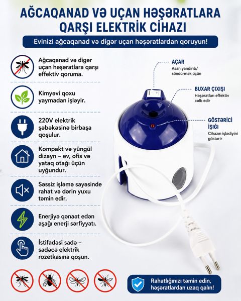 Fumiqator, həşəratlardan müdafiə vasitəsi — Bakı