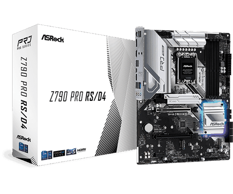AsRock, Z790 PRO RS, LGA 1700, DDR5, 192gb, 4800mhz, ATX, 0, 1, 1, 4, 8, 2x8pin 90-MXBK40-A0UAYZ — Bakı