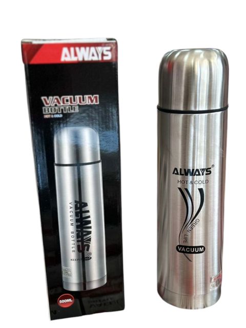 Termos Always AV-1991, paslanmayan polad, gümüşü, 500 ml — Bakı
