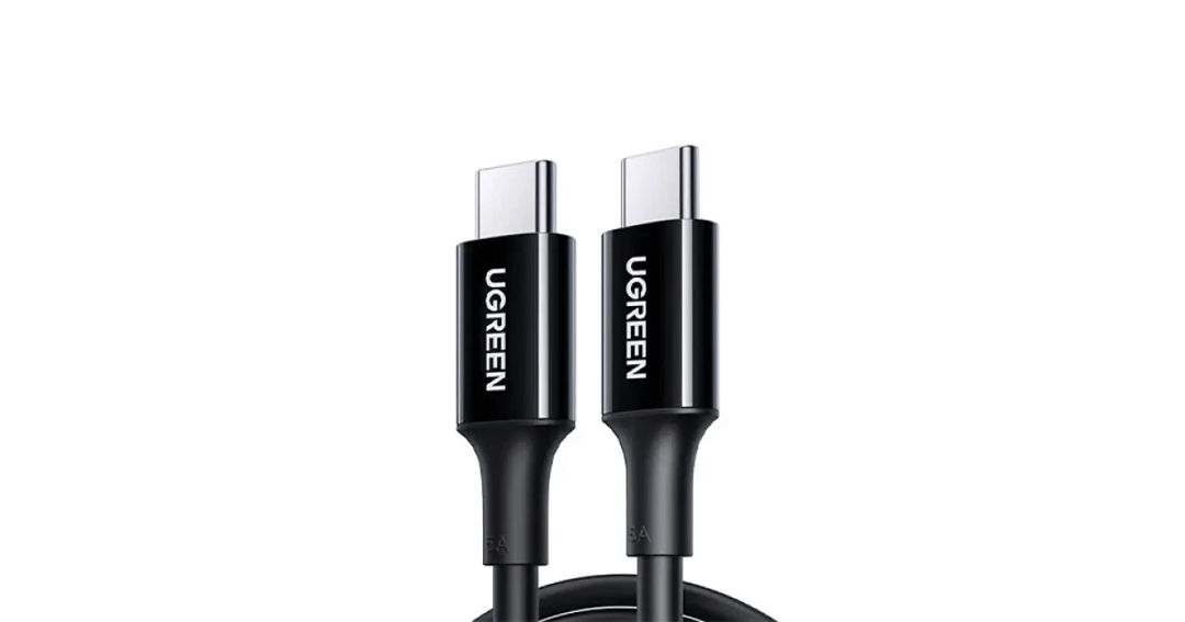 Kabel Ugreen 80371 Usb-c to Usb-c 5A/100W Braided Cable 1M US300 — Kompüterlər və noutbuklar, Bakı