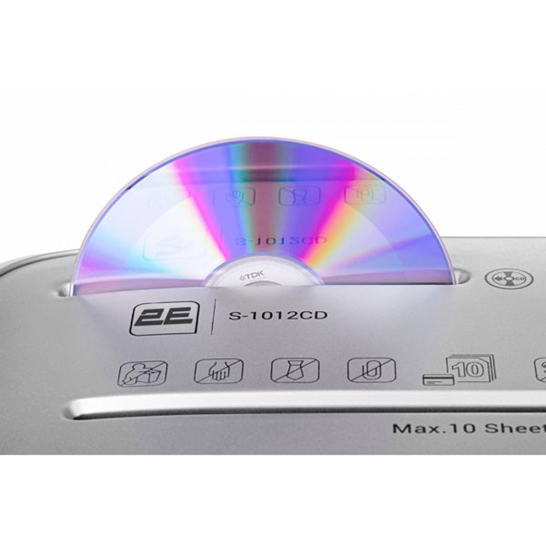 2E Paper Shredder 10 sheets (2E-S-1012CD) — Ofis malları, Bakı (3)