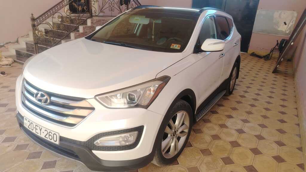 Hyundai Santa Fe, 2.0 L, 2015 il, 208 000 km — Avtomobillər, Gəncə (10)