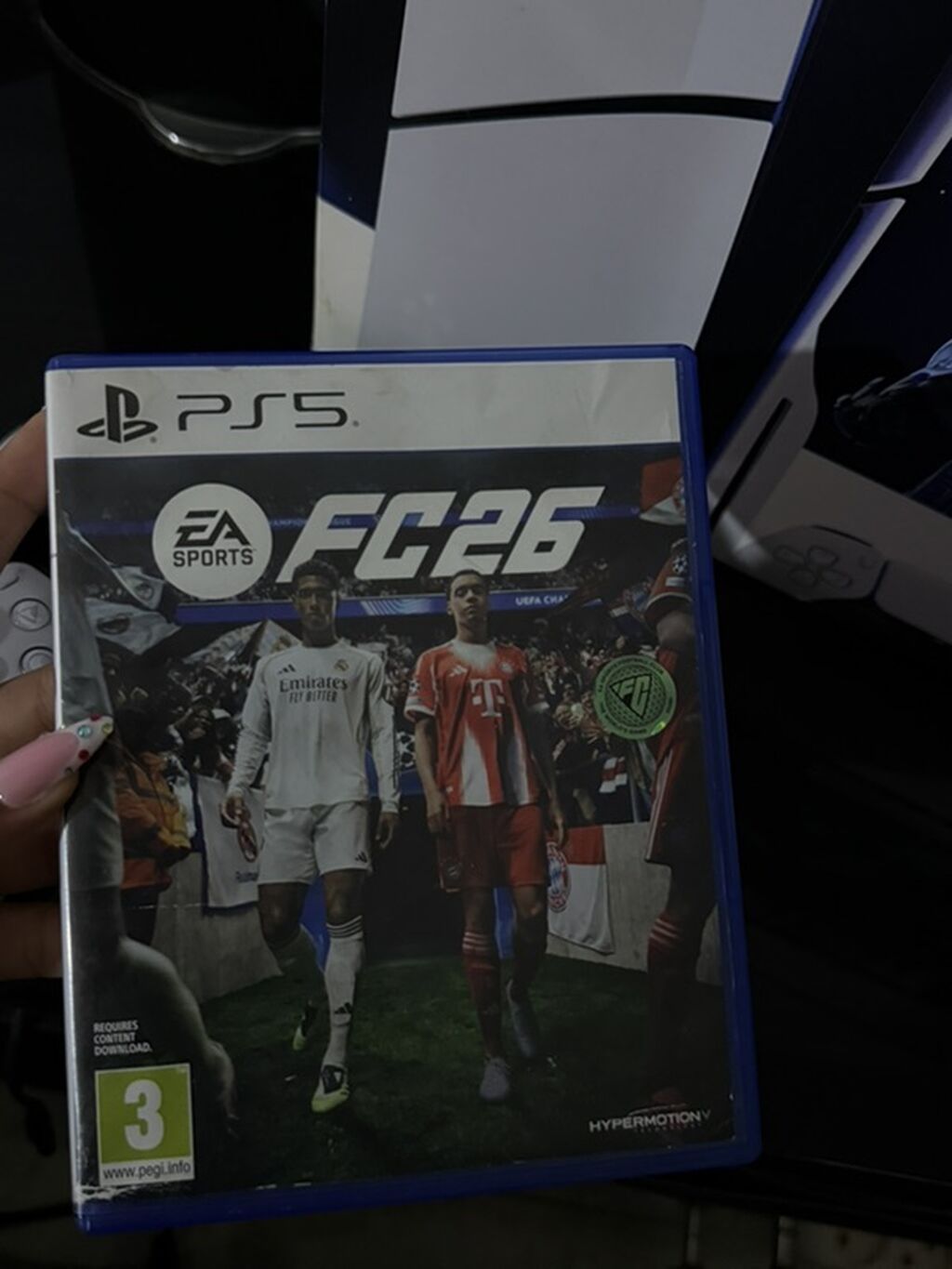 PlayStation 5 oyun komplekti - Konsol: Sony PlayStation 5 (ağ/qara — Oyun konsolları, Bakı (5)