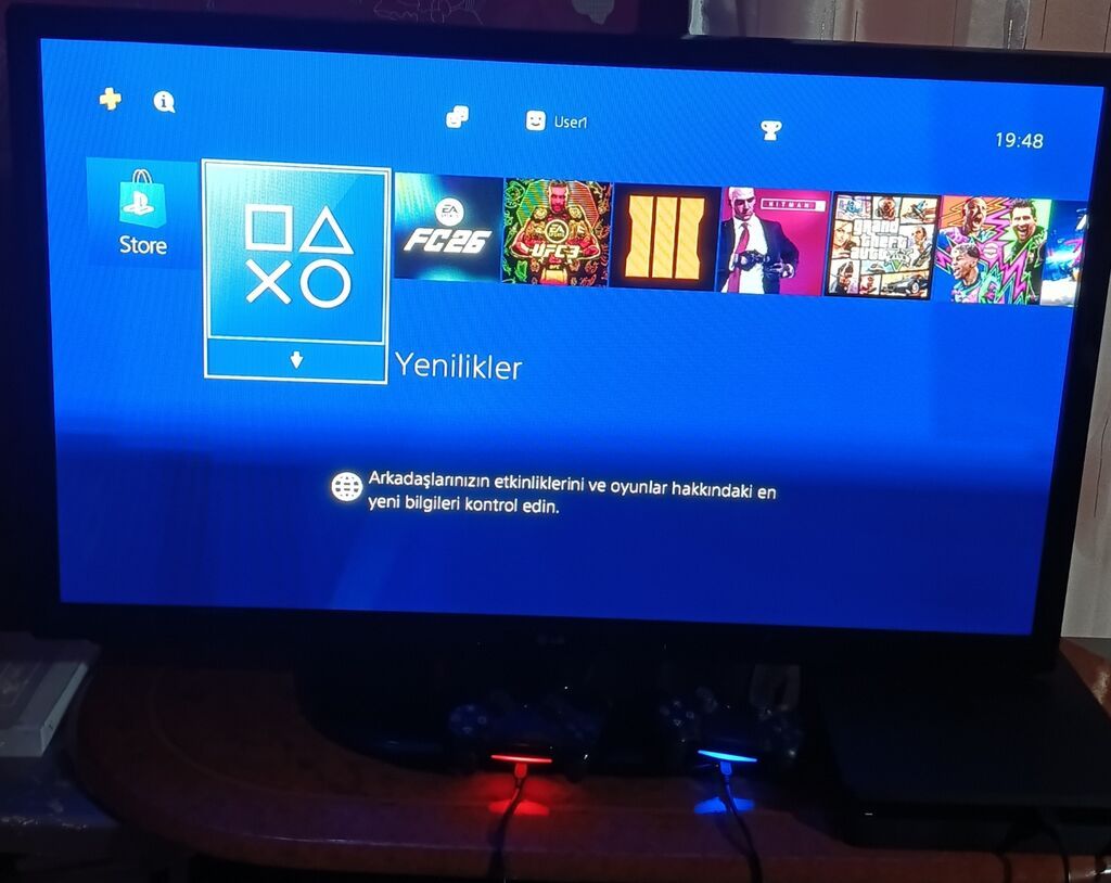 Satılır qiymətlə bağlı razılaşmaq olar PlayStation 4 Slim (1 — Oyun konsolları, Gəncə (4)