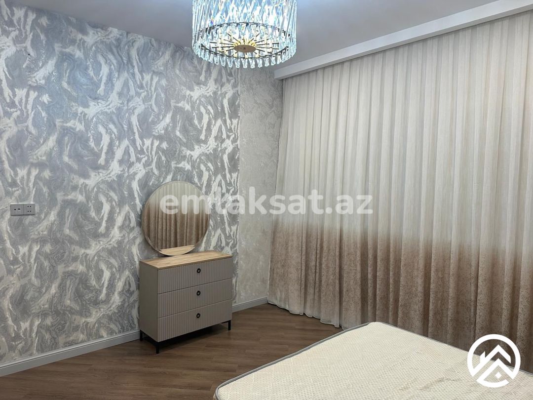 Kirayə (aylıq) 3 otaq yeni tikili 110 m², Ağ şəhər — Mənzil, Bakı (2)