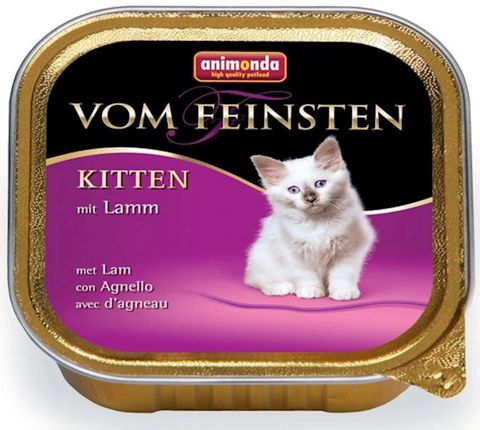Konserv bala pişik üçün Animonda Vom Feinsten Kitten Quzu əti 100 q — Bakı