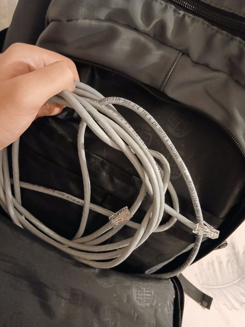 Yüksək sürətli və keyfiyyətli Erka CAT6 U/utp (23AWG) şəbəkə kabelləri — Şəbəkə və server avadanlığı, Bakı (2)