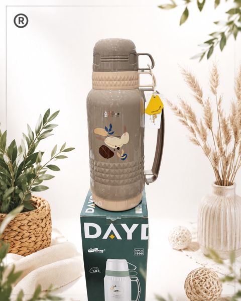Termos Daydays, paslanmayan polad, qəhvəyi, 1800 ml — Bakı