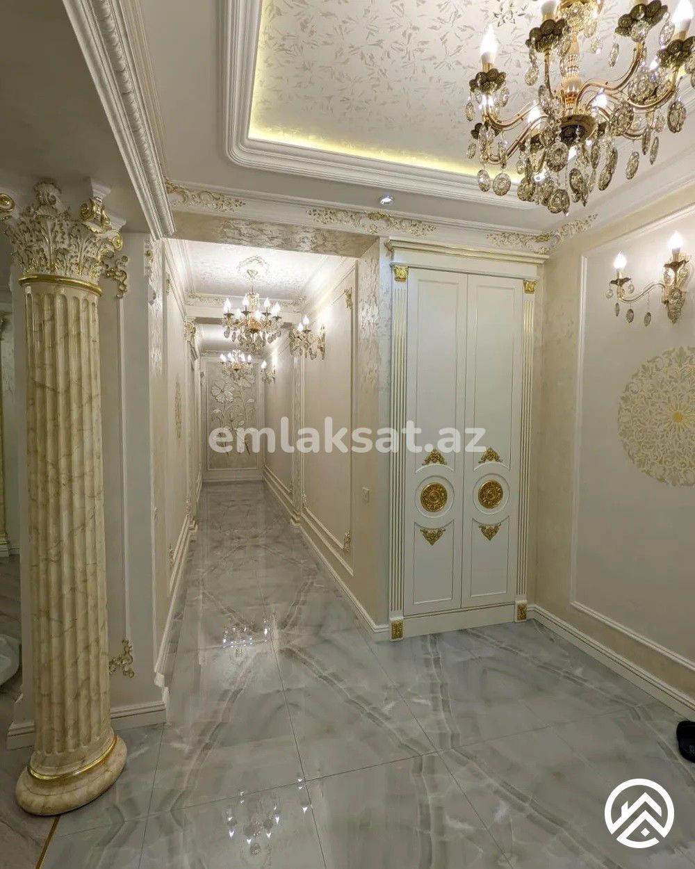 Satılır 4 otaq yeni tikili 230 m², Elmlər akademiyası metrosu — Mənzil, Bakı (10)