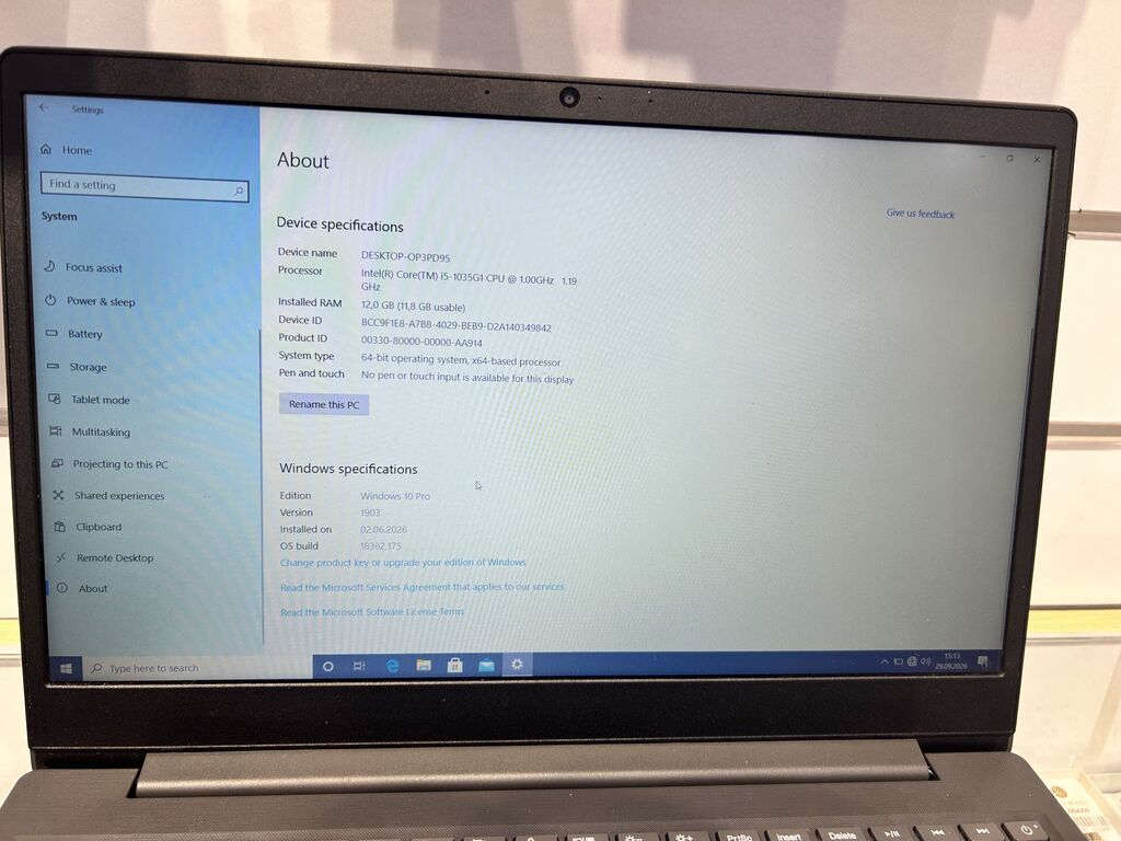İşlənmiş Lenovo Legion, 15.6 Intel Core i5, 256 GB, Ünvandan götürmə — Lenovo, Bakı (6)