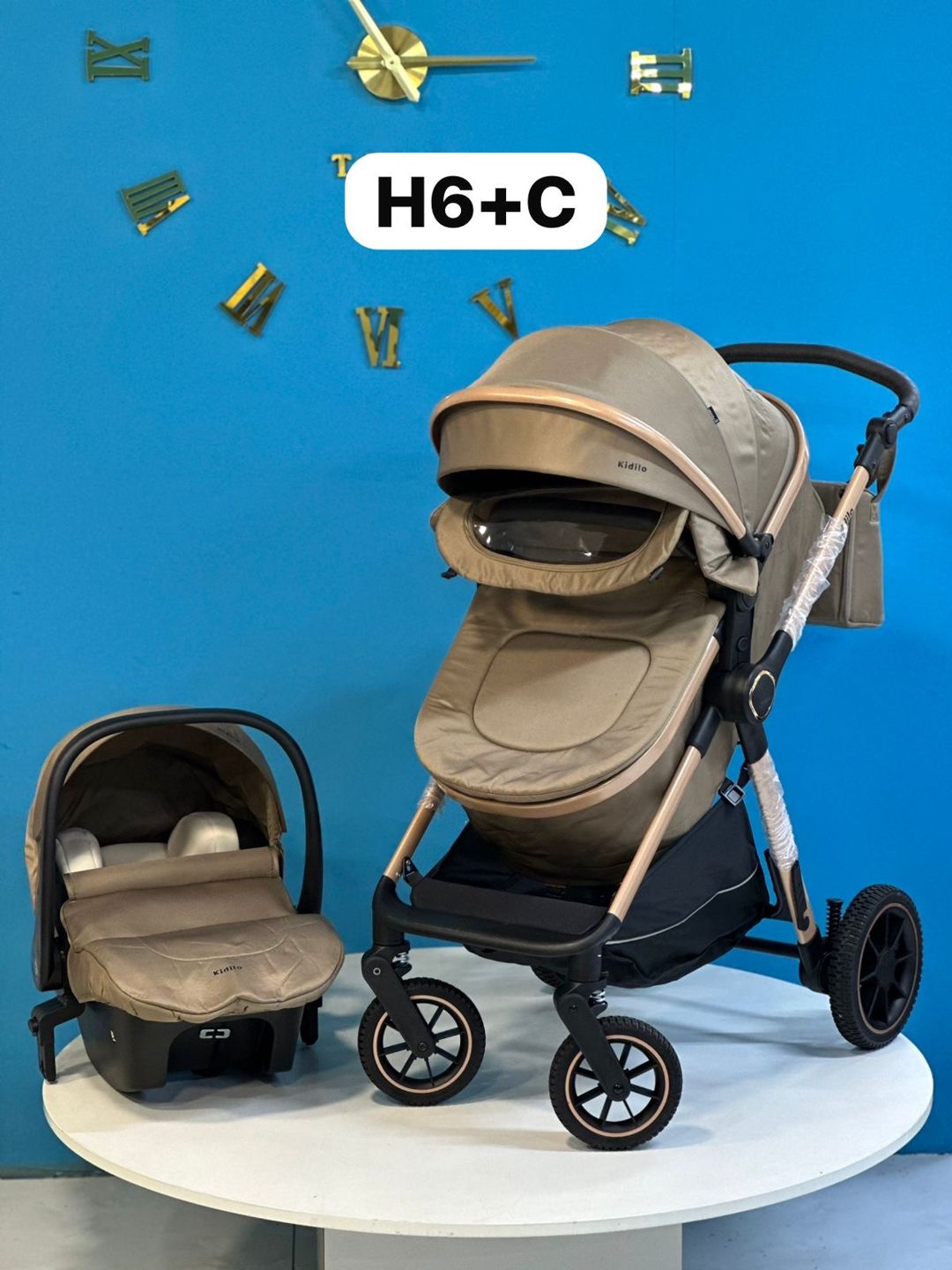Uşaq arabası Kidilo H6C, qəhvəyi — Mallar, Bakı