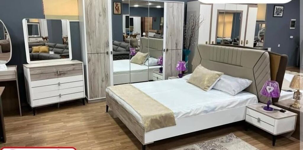 *599₼ işlənməmiş Yataq mebeli Yeni Qurulub işlənməyib — Yataq otağı mobilya dəstləri, Bakı