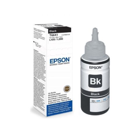Epson Kartric L100 Black ink bottle 70 ml C13T66414A — Bakı