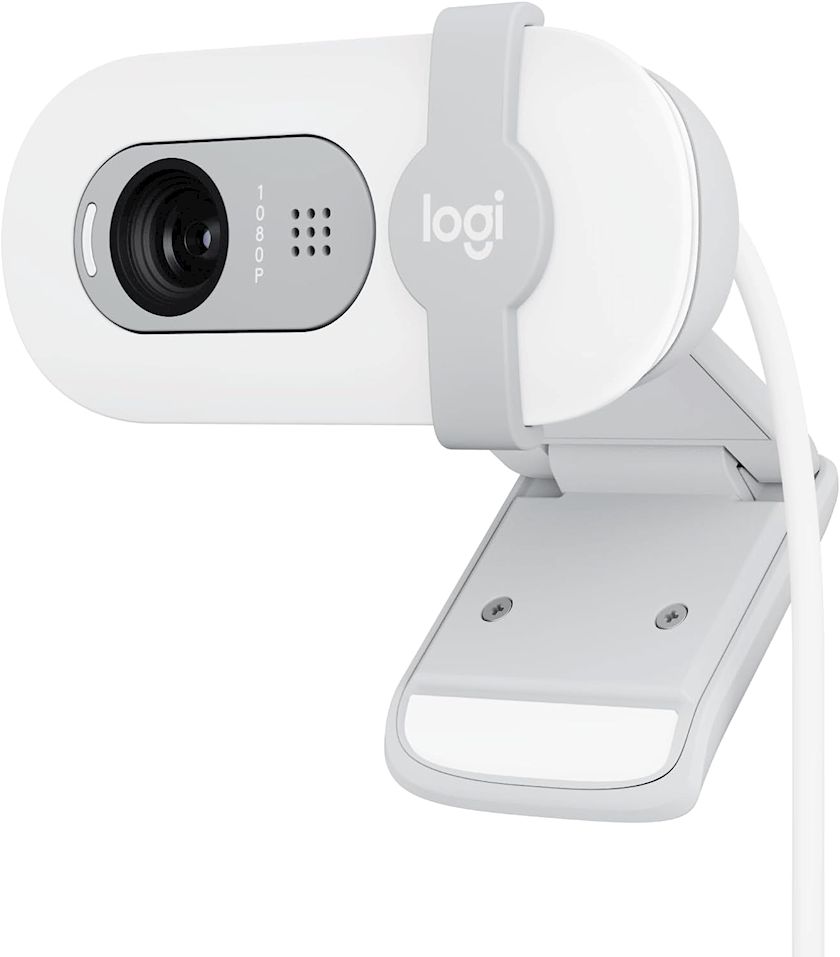 Web kamera Logıtech Brio 100 Full HD Webcam - Off-whıte -USB - EMEA28-935 960-001617 — Kompüterlər və noutbuklar, Bakı