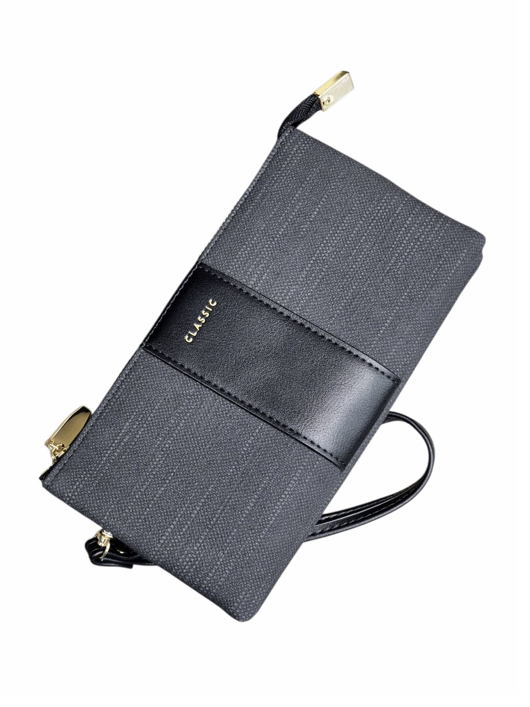 Qadınlar üçün pul kisəsi, poliuretan, 18sm x 10sm, 2 kart bölməsi, Çin istehsalı, qara - Yadas_1244-D042_Black — Mallar, Bakı (2)