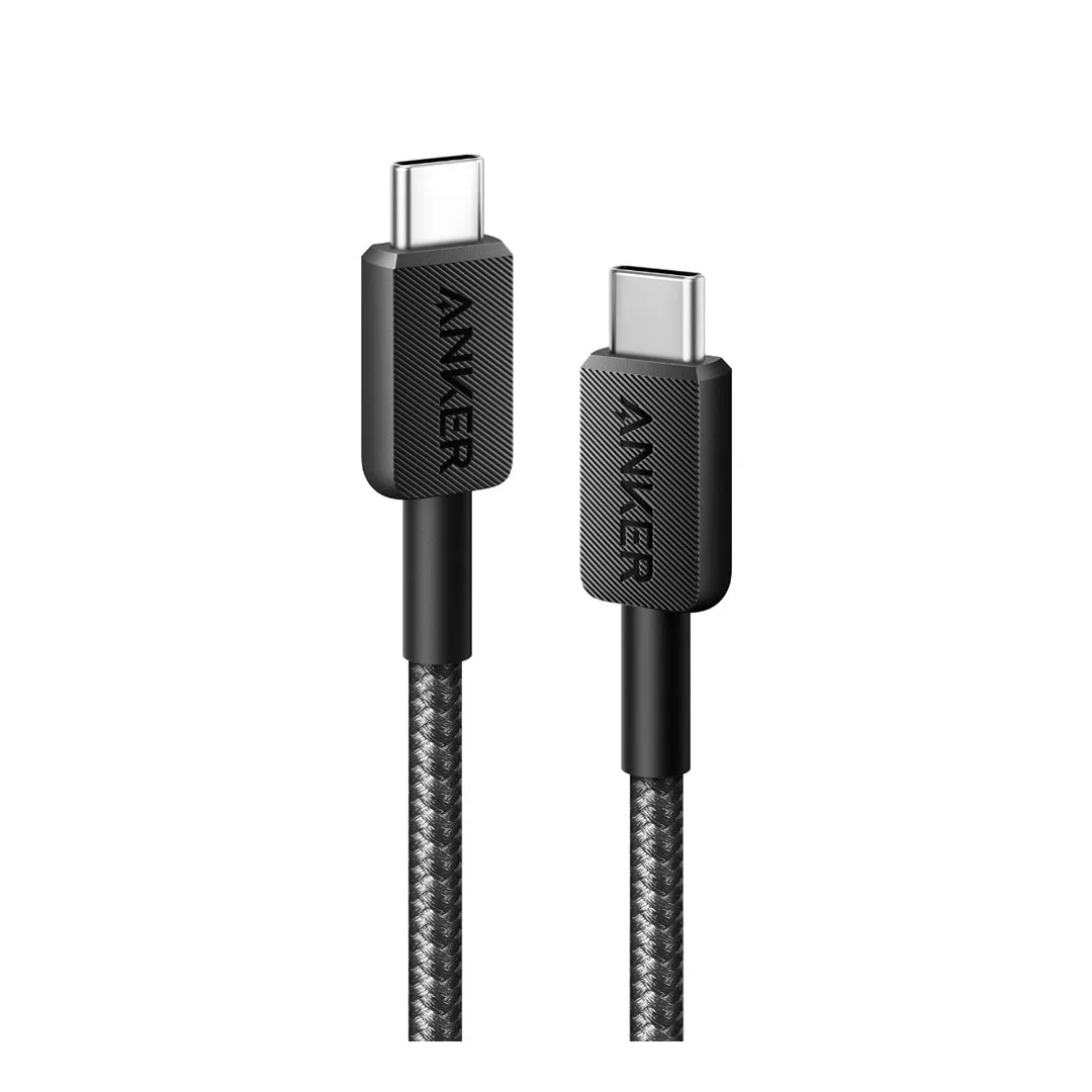 Kabel Anker 322 Usb-c to Usb-c 3ft Black (A81F5H11) — Bakı