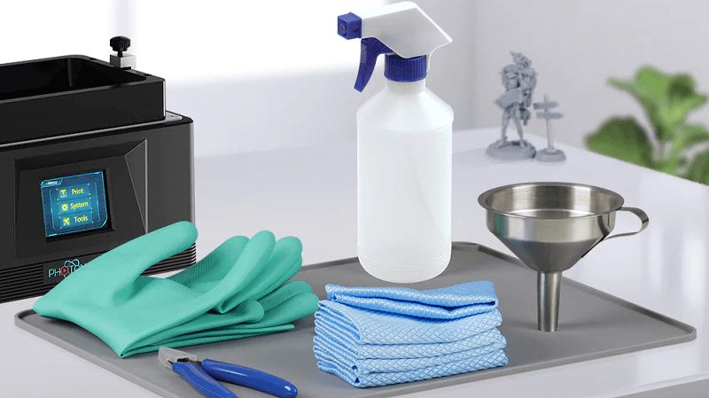 3D Printerləri üçün Təmizləmə Dəsti - Anycubic Cleaning Kit for Resin 3D Printers CKA0GY — Printerləri, Bakı