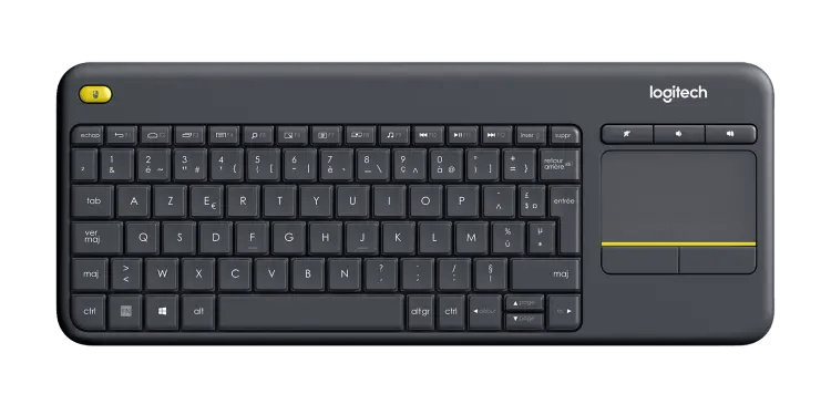 Klaviatura Logıtech K400 Plus Wireless Touch Keyboard - Black 920-007145 — Kompüterlər və noutbuklar, Bakı